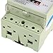 220V 10 (40) A Medidor eléctrico monofásico digital 2 hilos 4P DIN-Rail...