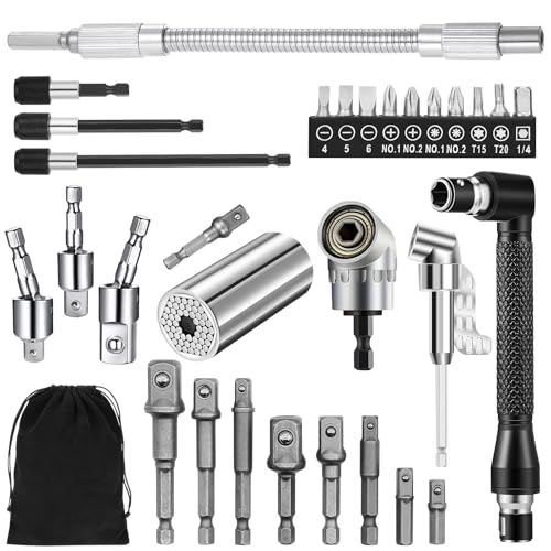 Rallonge embout visseuse avec adaptateur hexagonal et renvoi d'angle 105 - 2