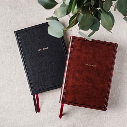 Image of KJV Holy Bible: Giant Print Thinline Bible, Black Leathersoft, Red Letter, Comfort Print (Thumb Indexed): King James Version