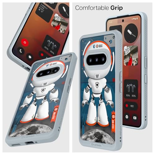 KAPAVER Impulse Series Case for Nothing Phone 3a Astro Big Eyes Gray - Image 4