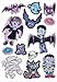 Produktbild AVERY Zweckform Kinder Sticker 13 Aufkleber (extra groß, Vampire, mit Glitter, für Kinder zum Aufkleben, Kindergeburtstag, Mitgebsel, Gastgeschenke, Spiele, Schatzsuche) Art. 53253