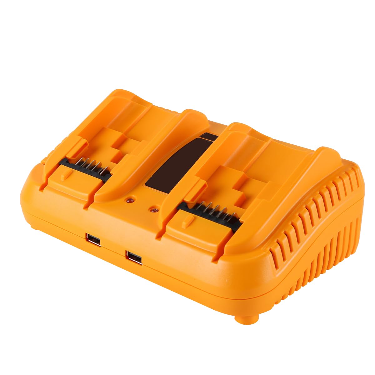 Cargador rápido de 2 puertos con dos salidas USB de 2,1 A, compatible con herramientas de la serie DCB, compatible con DCB203, 204, 205, 206, 201, 120 y 127