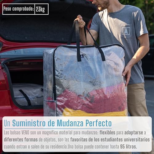 Bolsas de viaje resistente al agua pack de 4 organizadores transparentes 5