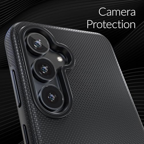 Image of Crave for Samsung Galaxy S24 FE Case, Shockproof Protection Dual Layer Case for Samsung Galaxy S24 FE (6.7 inch) - Black