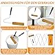 Farbroller 4 Stücke Set Profi Farbwalze 23cm für Wandfarbe u. Fassadenfarbe Maler Farbzubehör Streichputz Home Deko ohne Teleskopstange Schaumstoff Farbroller Einsätze