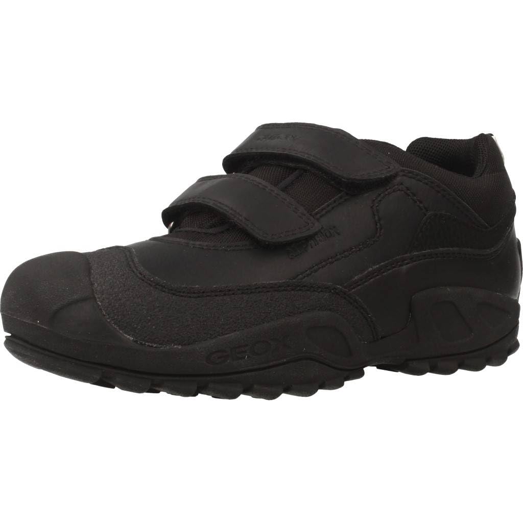 Geox J New Savage Boy B A Boys Shoes Black 8.5 Child UK
