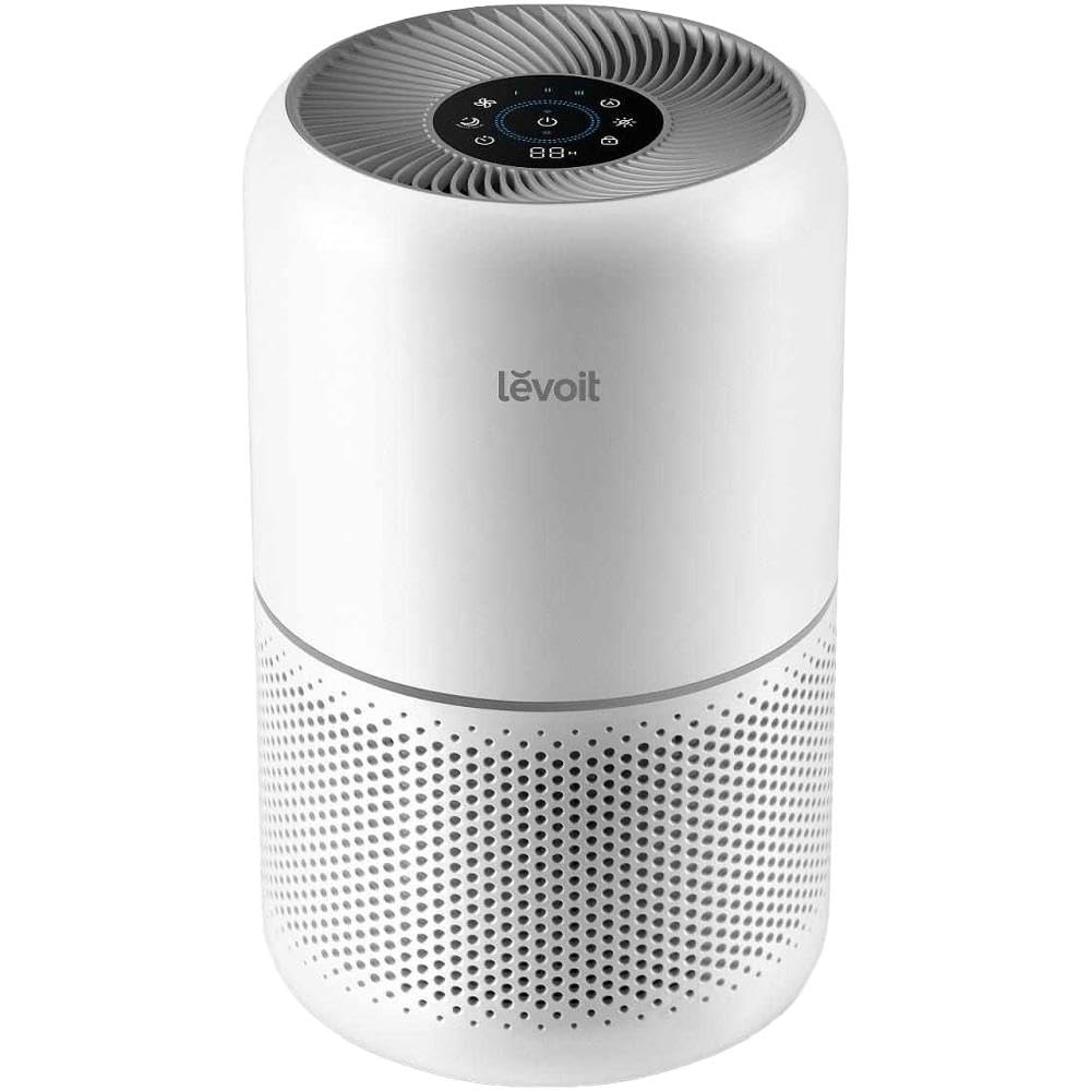 LEVOIT Smart Air Purifier for Home Bedroom, H13 HEPA Air Filter with Real Time Air Quality Sensor, Removes 99.97% Pollen Allergies Dust Odours, Alexa Enabled Air Cleaner with Quiet Auto Mode, Core300S