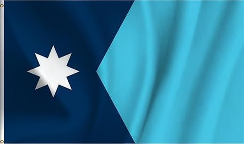 Nacilerto Nueva bandera del estado de Minnesota de 3 x 5 pies, colores vivos, doble costura de poliéster, nuevas banderas MN con 2 ojales de latón. Nacilerto Nueva bandera del estado de Minnesota de 3 x 5 pies, colores vivos, doble costura de poliéster, nuevas banderas MN con 2 ojales de latón.