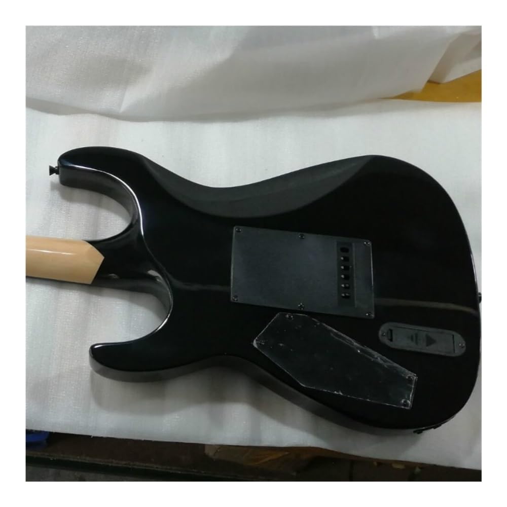 エレキギター ブラック ソリッドボディ Amazon | カスタム黒色エレキギターソリッドボディ