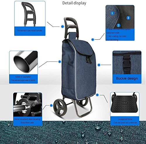 SENWEI Multifunktions-Einkaufstrolley, zusammenklappbar, tragbar, abnehmbar, für Zuhause, Lebensmittel, verschleißfest… – Bild 4