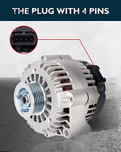 Image of KAX Alternator,85Amp Automotive Replacement Alternator fit for 1998-2005 Neon, 2003-2005 SX 2.0,Alternators Replace OEM#13735