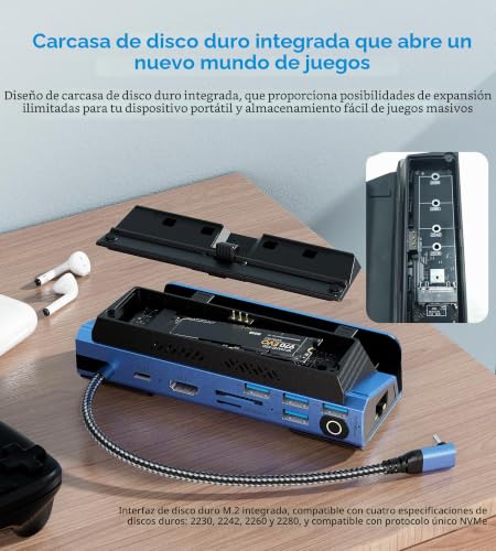 Base de refrigeración Steam Deck para solucionar problemas de espacio M.2 5
