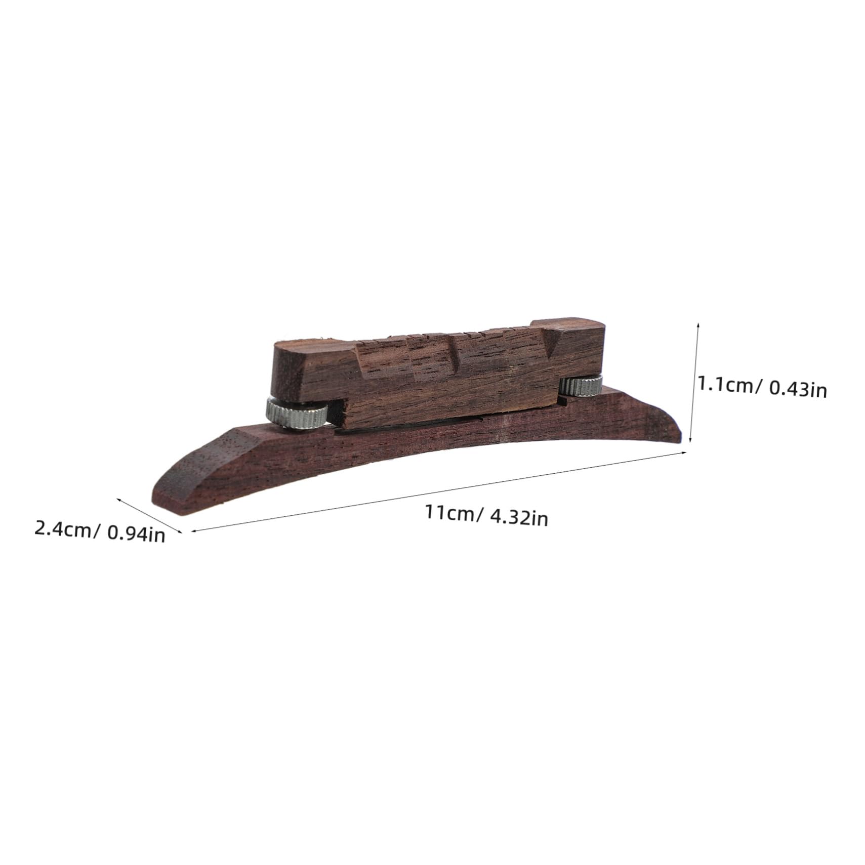 Hemobllo Pont de Mandoline en Bois Rouge de Remplacement Réglage de Tonalité Lisse pour Mandoline Professionnelle et Accessoires de Réparation