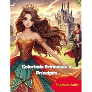 Capa do livro Colorindo Princesas e Príncipes