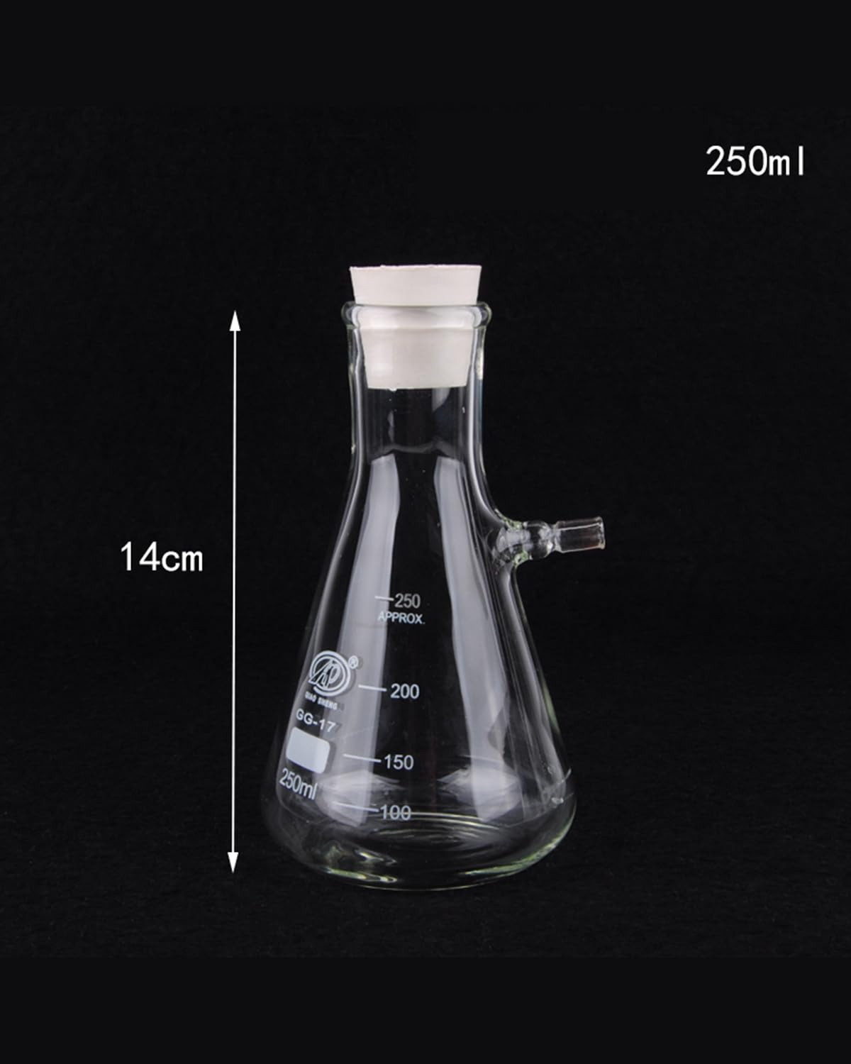 Aparato De FiltracióN Al VacíO, 250/500/1000ml, Matraz Filtrante con Embudo Y Bomba, Kit De Filtrado por SuccióN De Vidrio, Experimento FíSico 250ml