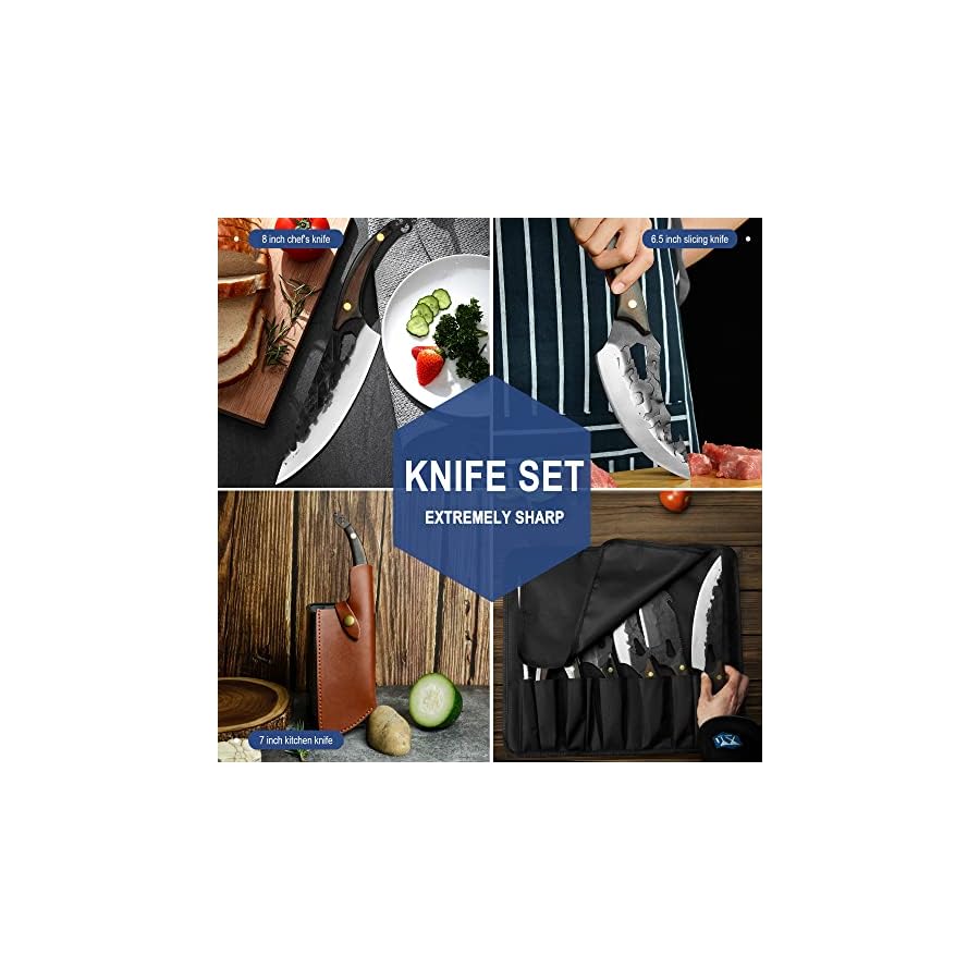 XYJ-FULL-TANG-Outdoor-Chef-Knife-6-pieces-Set-Stainless-Steel-Slice-Kitchen-Knives-Come-With-Universal-Leather-Case-Carry-Knife-Bag-Cutlery-Knives-Accessories XYJ FULL TANG Outdoor Chef Knife 6-pieces Set Stainless Steel Slice Kitchen Knives Come With Universal Leather Case Carry Knife Bag Cutlery Knives Accessories