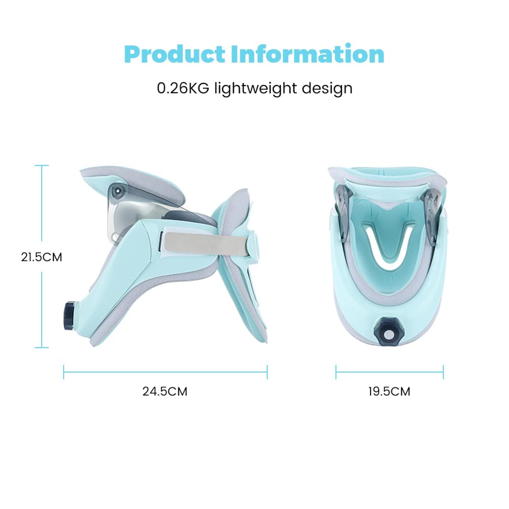 Barella per Supporto Collo, Dispositivo Medico per Il Fissaggio della Colonna vertebrale cervicale, manopola Regolabile, Design ergonomico, Pasta Magica ad Alto Potere Adesivo, per l'allinea