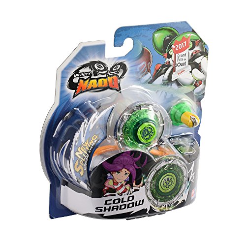 Infinity Nado Kreisel für Kinder Metall Spielzeug Jungen, Battle Tops Kreisel Launcher Spielzeug Jungen, Spinning Tops Jungen ab 5 Jahre, Toupie Série Standard - Cold Shadow - YW624307 Cover