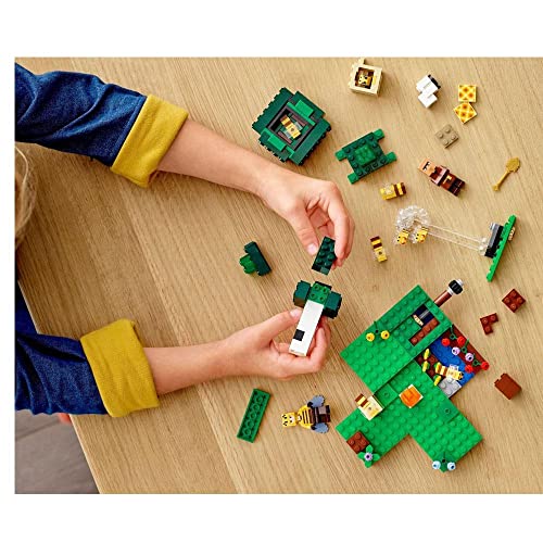 Image of LEGO 21165 Minecraft The Bee Farm, Building Set with Beekeeper and Sheep Figures, Toy for Boys and Girls Ages 8+