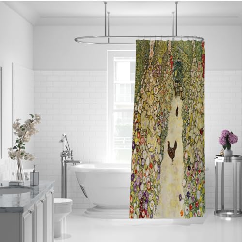 Rideau de douche de salle de bain anti-éclaboussures grand format 180x220cm