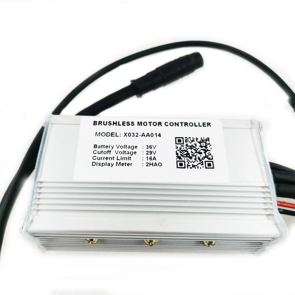 X032-AA014 Contrôleur de Vélo Électrique 36V 16A Contrôleur de Moteur sans Balais pour Vélo Electrique Scooter E-Bike Affichage 2HAO