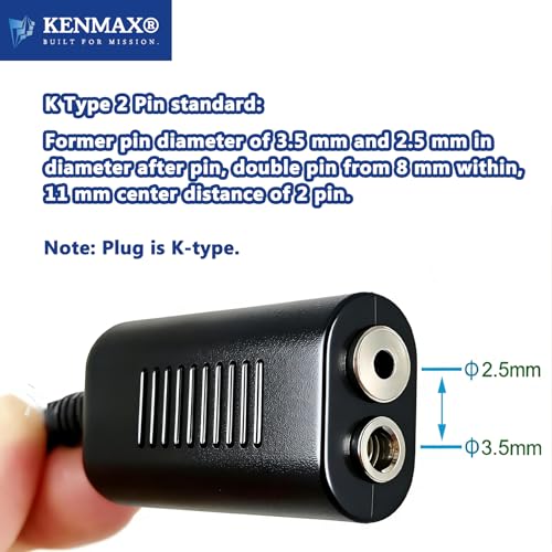 Cable de extensión para walkie talkie de 2 pines ideal para seguridad en eventos 3