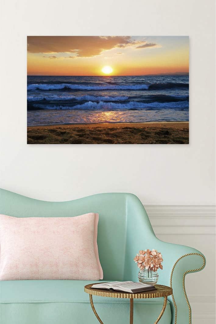 Scenolia Grey Aluminium Frame and Printed Canvas 90 x 60 cm