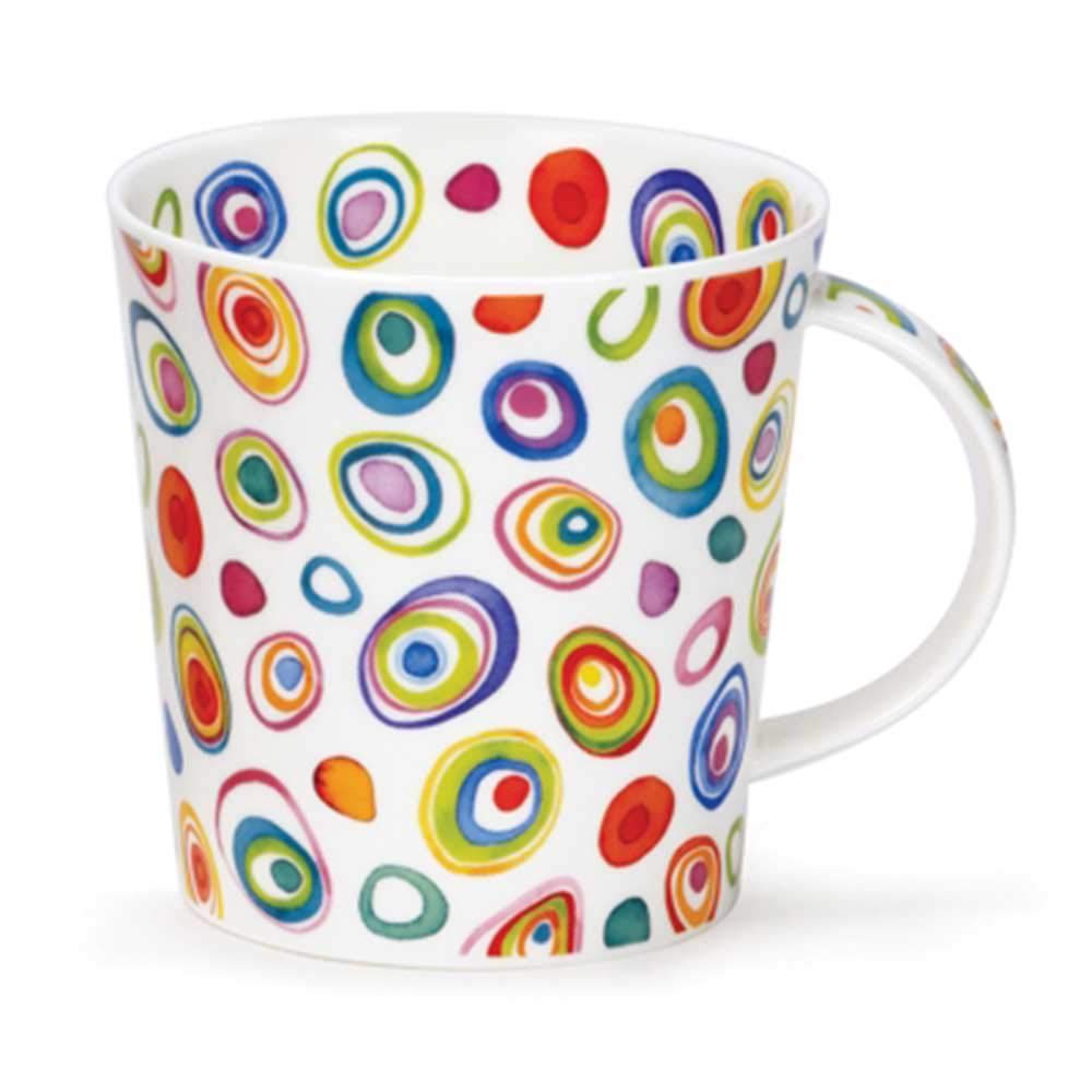 Dunoon Transparent Razzmatazz Cairngorm Shape Mug, Bone China, Tulip, 480Ml