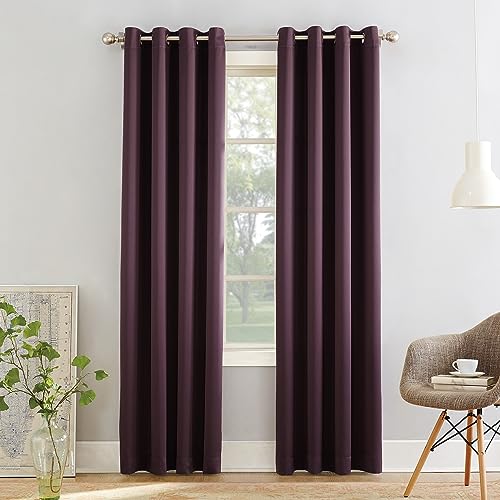 Cortinas eficientes Sun Zero de reducción térmica para un dormitorio oscuro 2