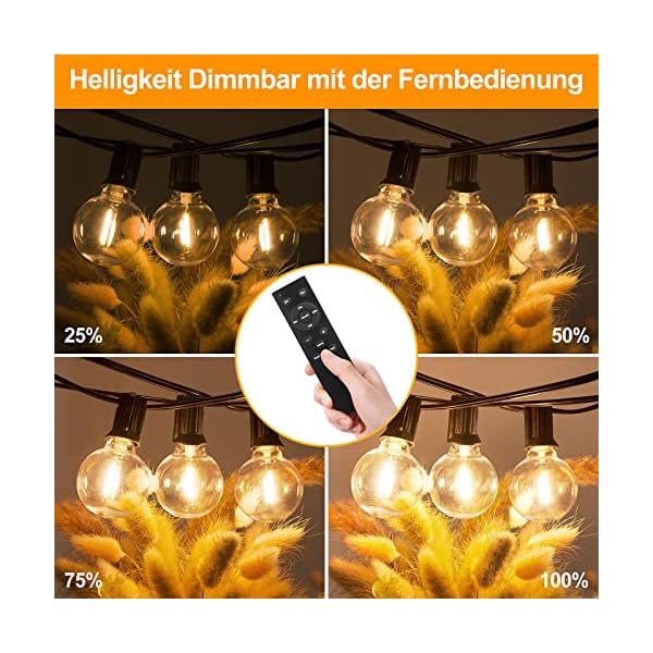 LED Lichterkette Außen Strom – Bild 3