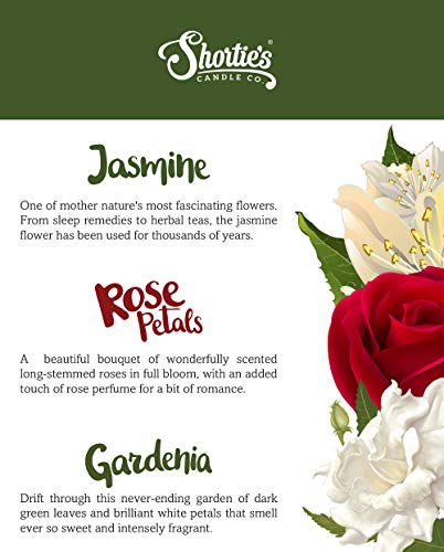 Floral Premium Tealight Candles Variety 3 Pack (18 Highly Scented Tea Lights) - Rose Petals, Jasmine, Gardenia - Made With Essential & Natural Fragrance Oils - Flower Collection #TOP4