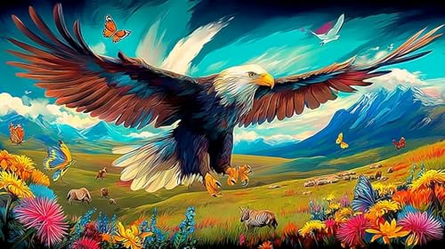 Puzzle de águila de 1000 piezas: el regalo de entretenimiento creativo para adultos y niños