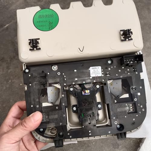 Car Reading Lamp Sunroof Switch for Geely Boyue 2016-2020,Car Interior Overhead Console Dome Light Reading Lamp,C-Medium Gray no Button in The Middle(Normal/C-Medium Gray No Button in The Middle)