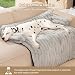 Avont Flauschige Hundebett, Hundematte Decke für Sofa für Hunde Katzen mit abnehmbaren waschbaren Bezug und Anti-Rutsch-Boden- Große/Leichtgrau