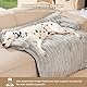 Avont Flauschige Hundebett, Hundematte Decke für Sofa für Hunde Katzen mit abnehmbaren waschbaren Bezug und Anti-Rutsch-Boden- Große/Leichtgrau