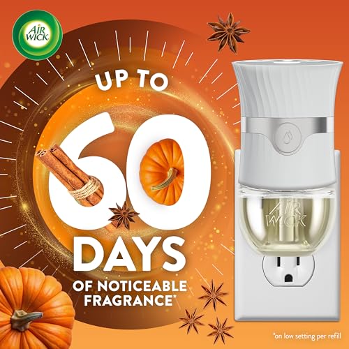 Air Wick Plug Refills, Pumpkin Spice Scent, Essential Oils,5 count - image 4