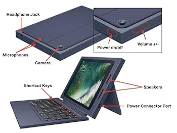 iPadアクセサリー Logicool Rugged Folio Keyboard for iPad Amazon.com: Logitech Rugged Folio Keyboard Case for iPad