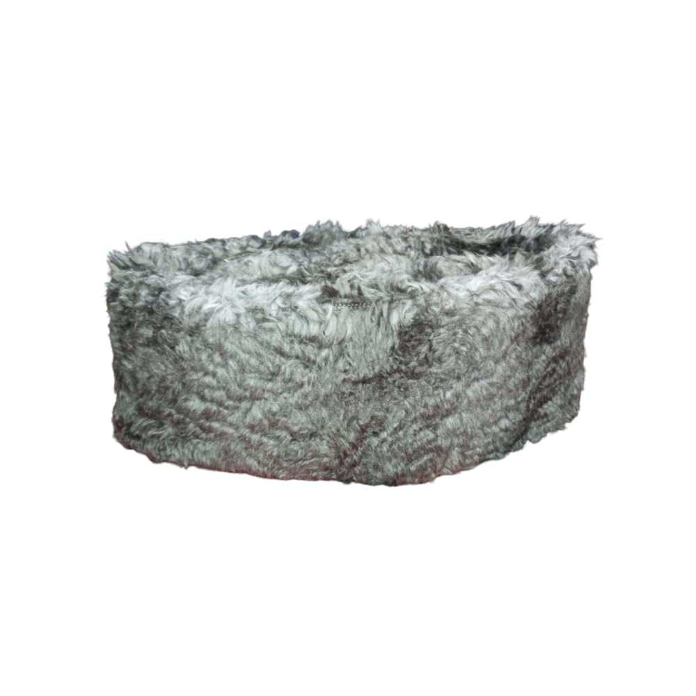 Buy SWISS WORLD Mens Fur Cap | Grey | LIYAKAT Shape | Handmade