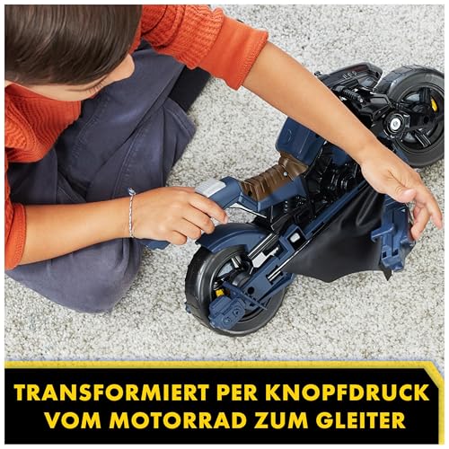 Spin Master Batman Adventures Batcycle - transformierendes 2-in-1 Fahrzeug Motorrad und Gleiter… – Ansicht 4