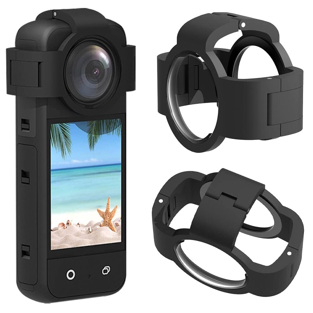 Lens Guard Compatiable for Insta 360 X3, Snap-on Protective Cover Case, PC Lens Cap for Insta-360 Camera Accessories-picture-26