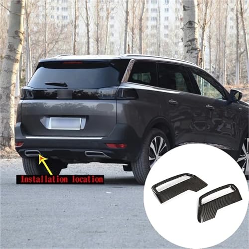 Extrémités de tuyau pour auto cache-pot d'échappement Peugeot 5008 3008 - 3