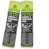 BandelOne enthält 2x 500ml PETEC Schweiß-Trennschutz Spray Silikonfrei CO2 Universal Oberfläche