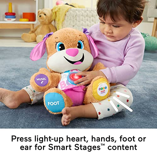 Fisher-Price Laugh & Learn Smart Stages Sis | Interactive Baby Toys 6 - 36 Months | Educational Toys for 1 Year Old Girls and Boys with Music and Lights | 1st Birthday Gifts, UK English Version, FPP51 - Image 5