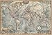 Toys Puzzle Adulte mappemonde : la Vieille Carte du Monde - 4000 Pieces - Collection geographique et Histoire - Antique - Nouveaute