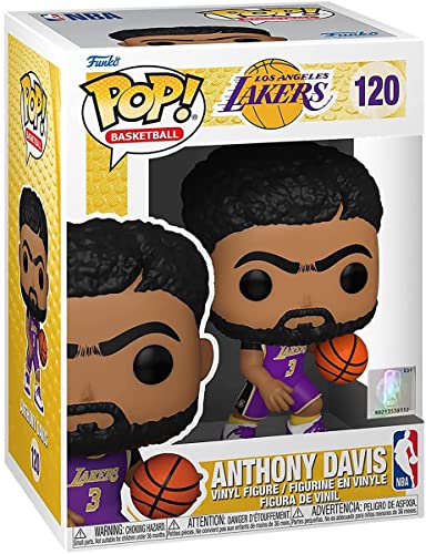 Funko POP! NBA: Lakers - Anthony Davis - (Purple Jersey) - Figuras Miniaturas Coleccionables Para Exhibición - Idea De Regalo - Mercancía Oficial - Juguetes Para Niños Y Adultos - Fans De Sports