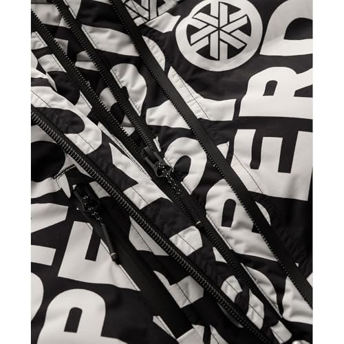 Superdry Para Mujer. WS110169A Abrigo Ski Boxy Puffer Negro, Blanco (Xs), Casual, Deportivo, Multideporte, Nieve, Nylon Reciclado - 4