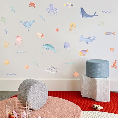 Vinilo decorativo Animales Marinos para Pared miniatura 4