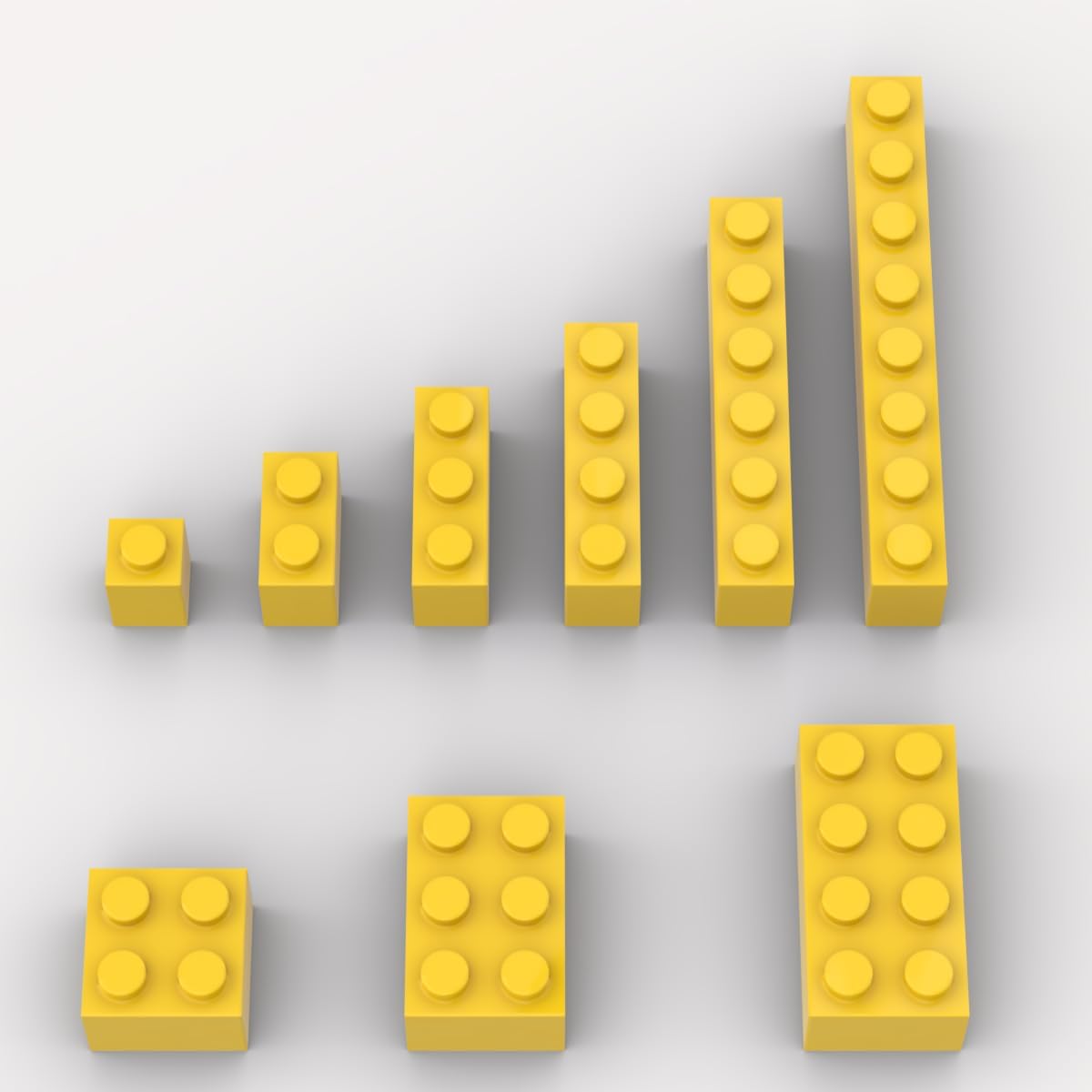 100 Piece Black Bricks Bulk Assortment Pack, 9 Size Black Classic Building Blocks Bricks, Compatible with Lego Parts and Pieces(Color: Black)