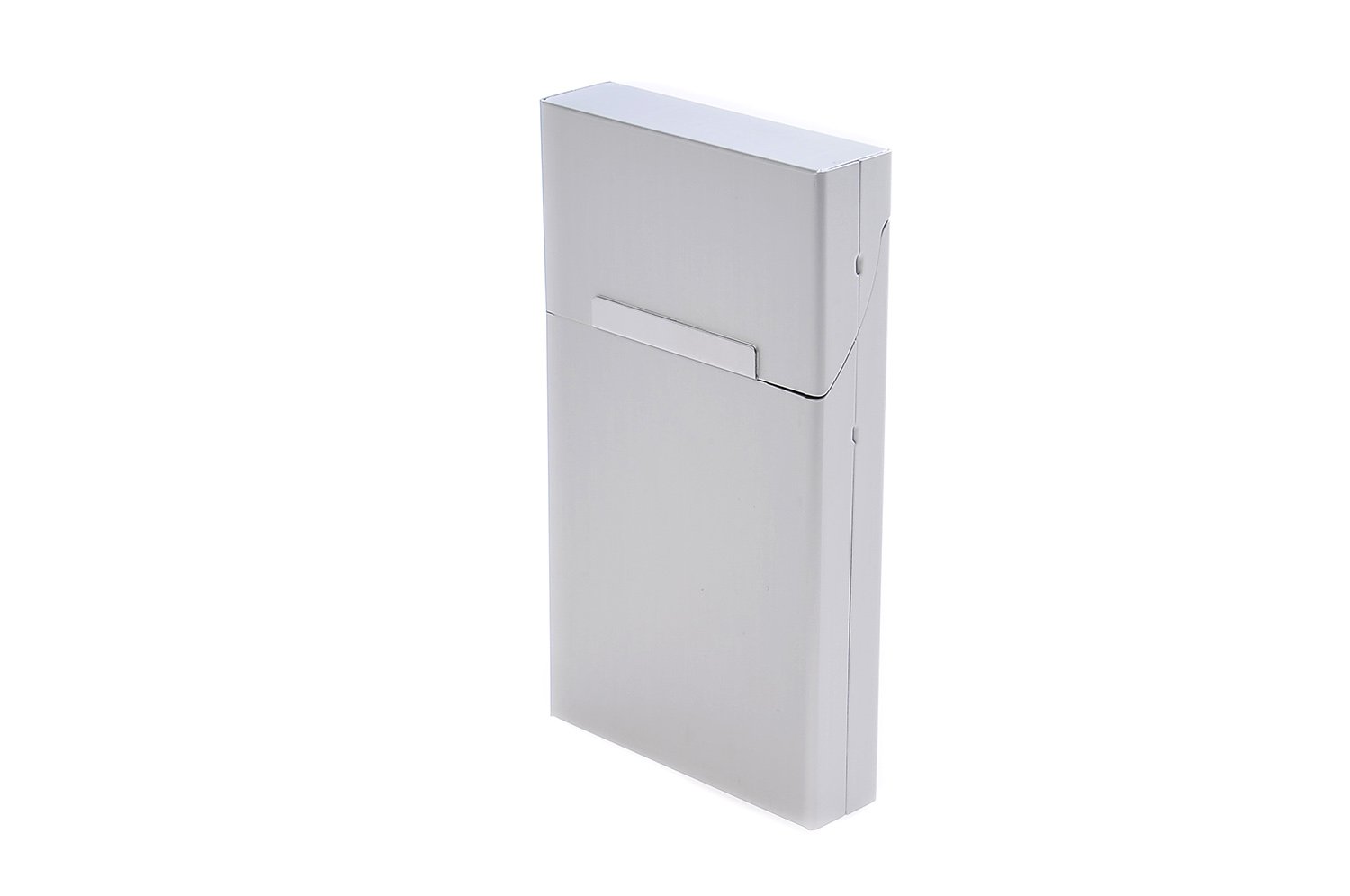 Quantum Abacus Case for Cigarette Packets made of aluminium, holds packets of slim and super slim cigarettes (100mm / 3 3/4 inches), or 11 normal/king size cigarettes, Mod. 533-02 (US)