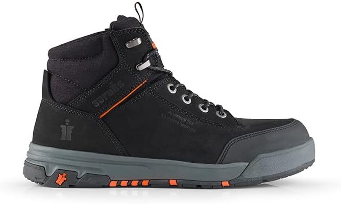 Mens T55030 Switchback 3 Safety Work Boots, Black, Size 8, Black, 8 UK
